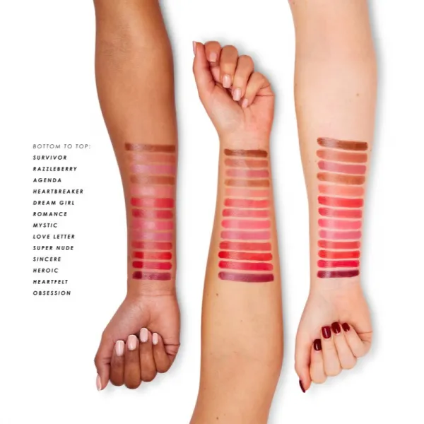 MUA Makeup Academy Satin Sheen saténový rúž odtieň Survivor 1,5 g