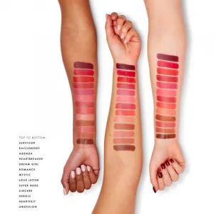 MUA Makeup Academy Creamy Matte krémový rúž s matným efektom odtieň Razzleberry 3,2 g
