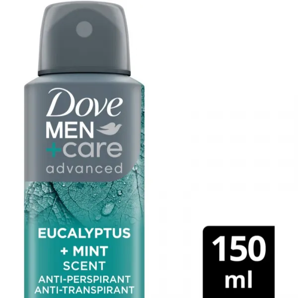 Dove Men+Care Advanced Eucalyptus antiperspirant sprej Eucalyptus & Mint 150 ml