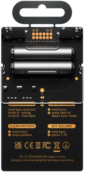 Teenage Engineering PO-12 rhythm