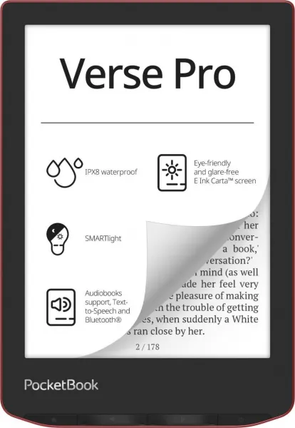 POCKETBOOK 634 Pocketbook Verse Pro - Passion Red