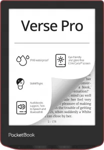 POCKETBOOK 634 Pocketbook Verse Pro - Passion Red