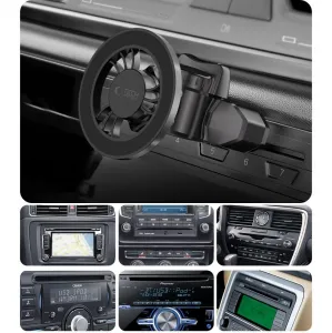 Tech-Protect N56 MagSafe CD Vent držiak na mobil do auta, čierny