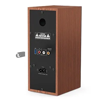 Genius reproduktory SP-HF800BT, 2.0, 20W, černo-hnědé, Bluetooth 5.3