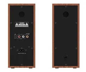 Genius reproduktory SP-HF800BT, 2.0, 20W, černo-hnědé, Bluetooth 5.3