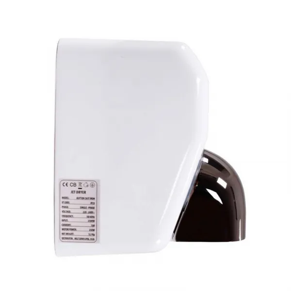 WELT SERVIS Jet Dryer BUTTON Biely kov 8596220009265