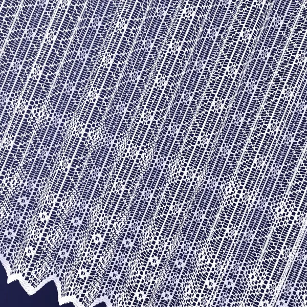 Hotová záclona alebo balkónový komplet, Mia, biela 350 x 170 cm