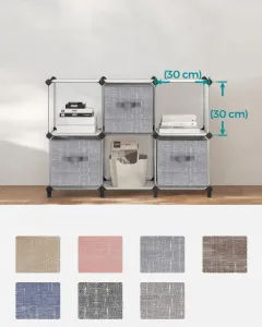 Set stohovateľných boxov ROB026G26V1 (6 ks)