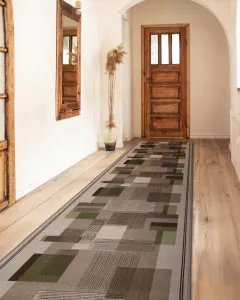 Protišmykový behúň LISTRA geometrický, béžový