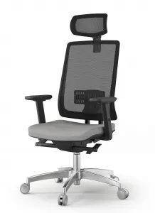 Danker Ergonomická kancelárska stolička s pohyblivou opierkou  X-PRO Prevedenie: S hlav. opierkou