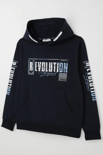 Breeze Chlapčenská mikina REVOLUTION Farba: Tm.modrá, Veľkosť: 140