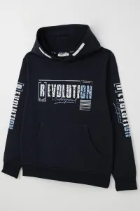 Breeze Chlapčenská mikina REVOLUTION Farba: Tm.modrá, Veľkosť: 140
