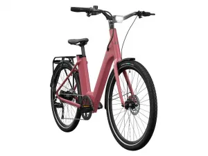 Crivit Mestský elektrobicykel s prehadzovačkou Shimano Cues Y.3 (ružovofialová)