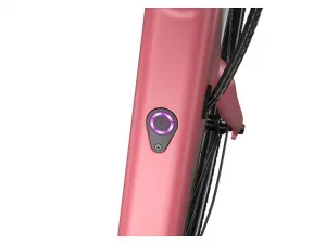 Crivit Mestský elektrobicykel s prehadzovačkou Shimano Cues Y.3 (ružovofialová)