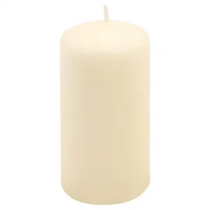 Sada stĺpových sviečok, 11,5 cm, Ø 6 cm, krémová, 12 ks