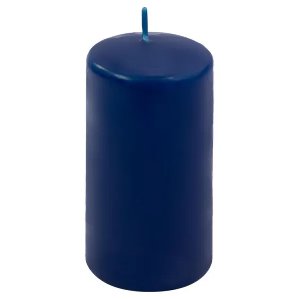 Sada stĺpových sviečok, 11,5 cm, Ø 6 cm, modrá, 6 ks