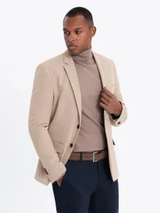 Trendy sako pre pánov béžové