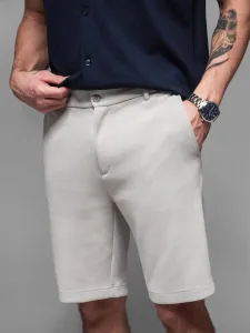 Pánske štýlové kraťasy svetlo-šedé