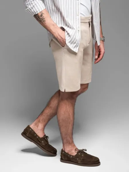 Pánske štýlové kraťasy pieskové