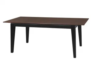 Szynaka Jedálenský rozkladací stôl Fuego z masívu 160/240 cm dub antický/čierny