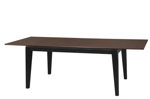 Szynaka Jedálenský rozkladací stôl Fuego z masívu 160/240 cm dub antický/čierny