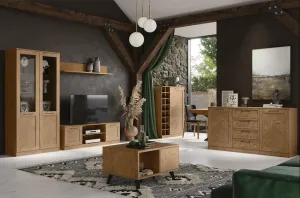 Szynaka Komoda Cozy 47 z masívu 170 cm dub Rustikál