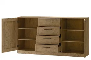 Szynaka Komoda Cozy 47 z masívu 170 cm dub Rustikál