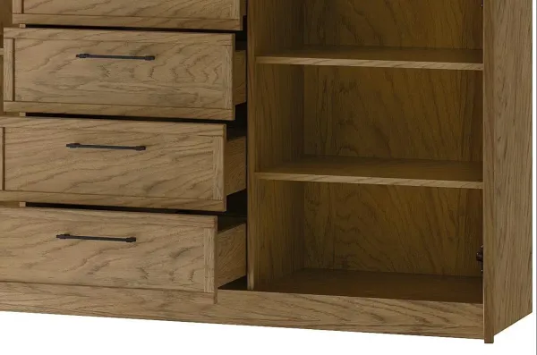 Szynaka Komoda Cozy 47 z masívu 170 cm dub Rustikál
