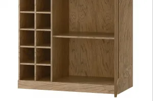 Szynaka Komoda s barom útulná z masívu 15 100 cm dub rustikálny