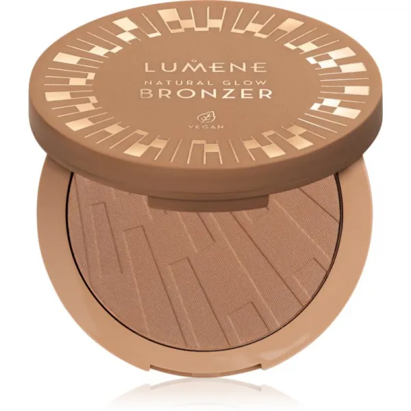 Lumene Natural Glow kompaktný bronzujúci púder odtieň 2 Arctic Sun 10 g