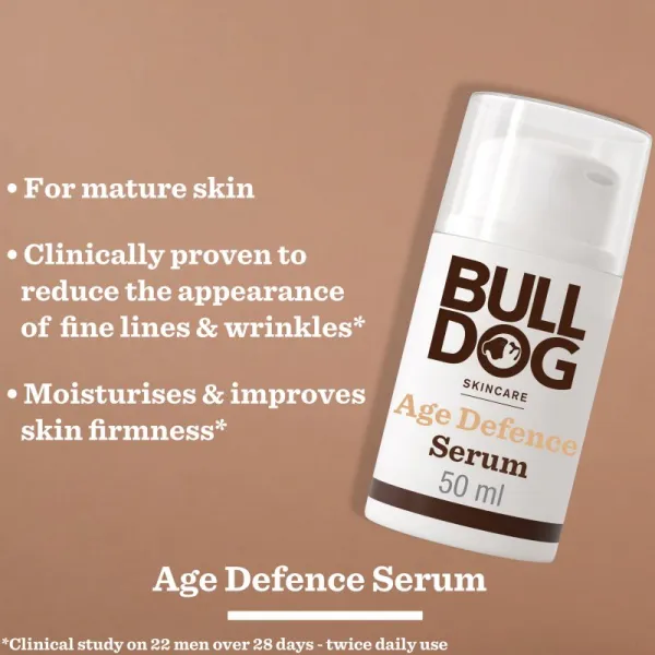 Bulldog Age Defence Serum sérum proti vráskam pre mužov 50 ml