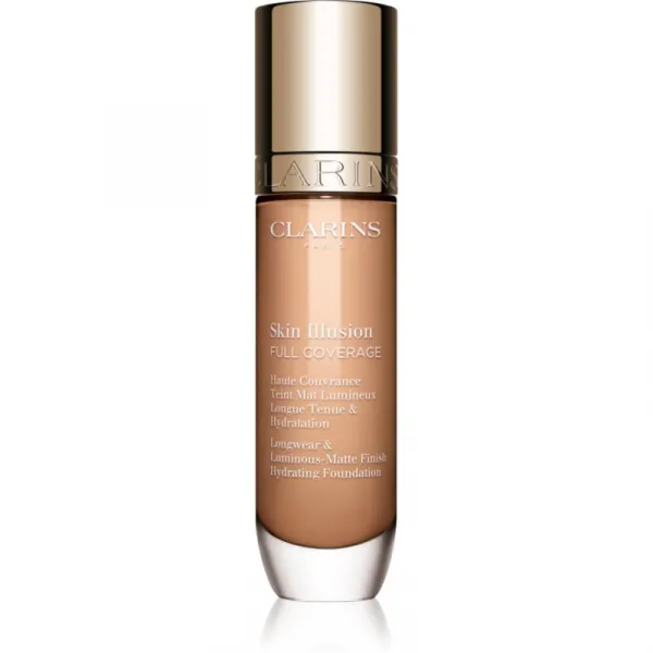 Clarins Skin Illusion Hydrating Foundation vysoko krycí make-up odtieň 106N 30 ml