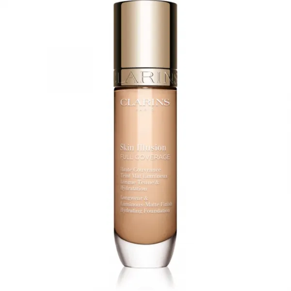 Clarins Skin Illusion Hydrating Foundation vysoko krycí make-up odtieň 103N 30 ml
