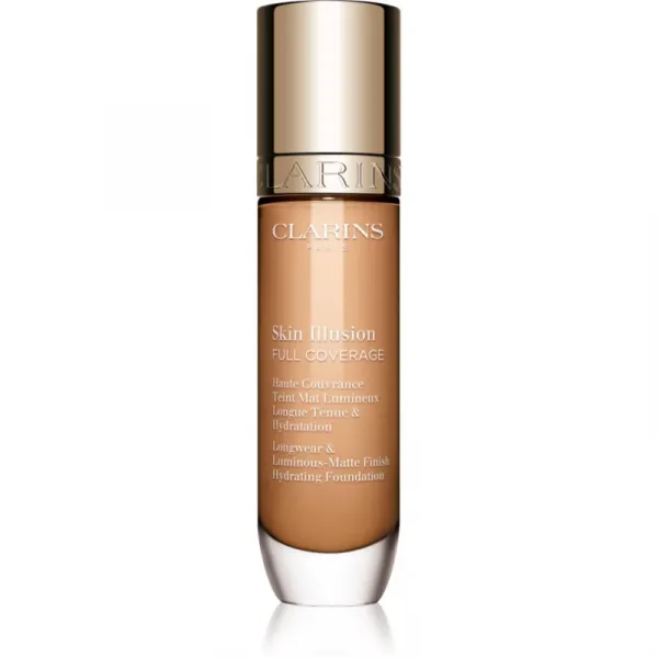 Clarins Skin Illusion Hydrating Foundation vysoko krycí make-up odtieň 108W 30 ml