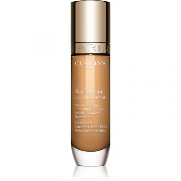 Clarins Skin Illusion Hydrating Foundation vysoko krycí make-up odtieň 112C 30 ml