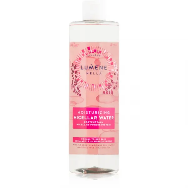Lumene Moisturizing [HELLÄ] micelárna voda pre normálnu až suchú pleť 400 ml