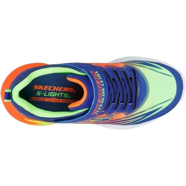 Skechers FLEX-GLOW ULTRA Detská voľnočasová obuv, modrá, veľkosť