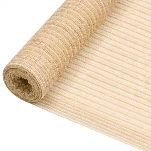 vidaXL Tieniaca sieť béžová 1x50 m HDPE 150 g/m²