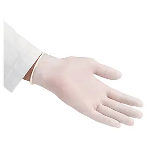 Latexové rukavice s púdrom, veľkosť M (7/8)