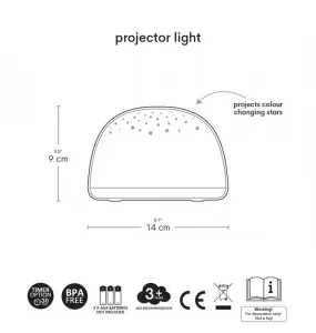 A Little Lovely Company - lampa s projektorom - dúha