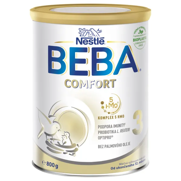 BEBA Comfort 3 HM-O 800 g,BEBA COMFORT HM-O 3 Mlieko batoľacie, 800 g