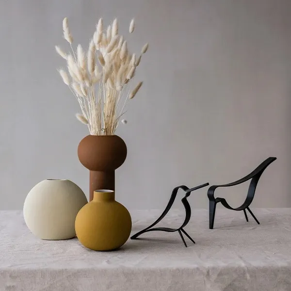 Dekorácia vták Woody 18 cm, čierny dub - COOEE