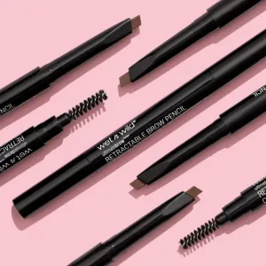Wet n Wild Ultimate Brow obojstranná ceruzka na obočie s kefkou odtieň Ash Brown 0.2 g