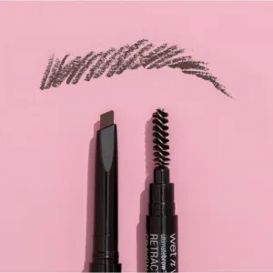 Wet n Wild Ultimate Brow obojstranná ceruzka na obočie s kefkou odtieň Medium Brown 0.2 g