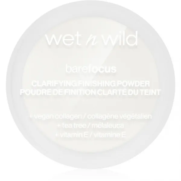 Wet n Wild BareFocus Clarifying Finishing Powder zmatňujúci púder odtieň Translucent 6 g