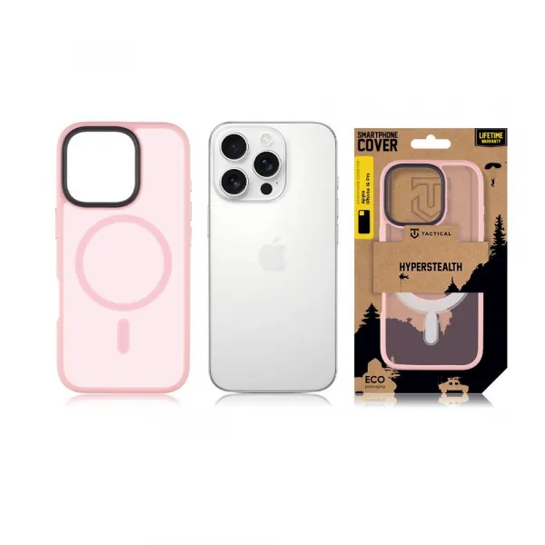 Tactical MagForce Hyperstealth kryt, iPhone 16 Pro, ružový