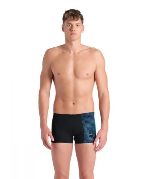 Arena foggy dots swim short black/blue m - uk34
