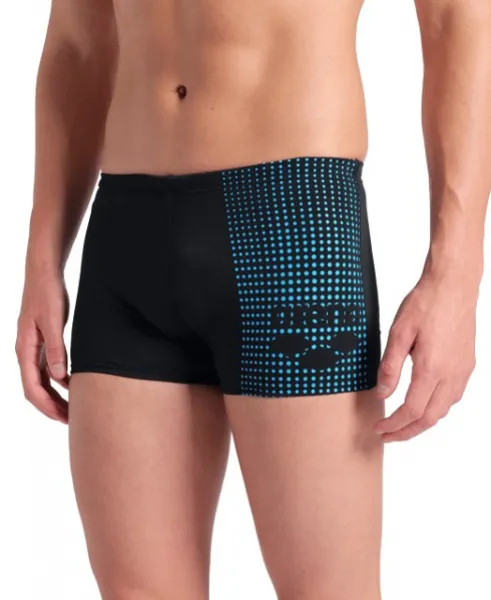 Arena foggy dots swim short black/blue m - uk34