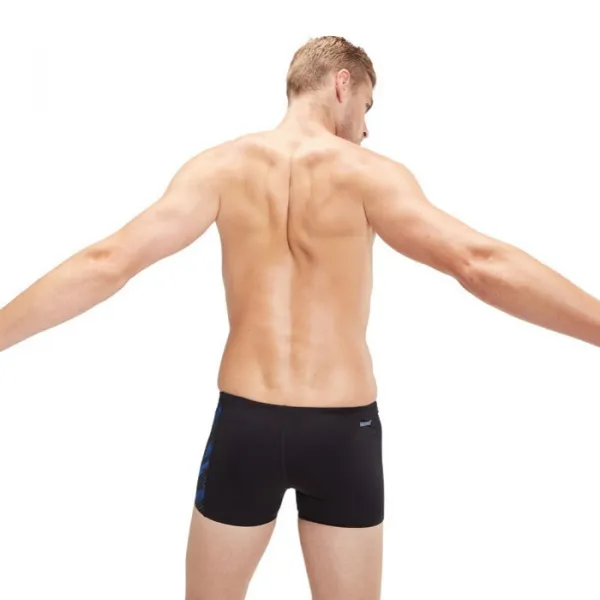 Speedo hyperboom panel aquashort black/curious blue/true cobalt s -