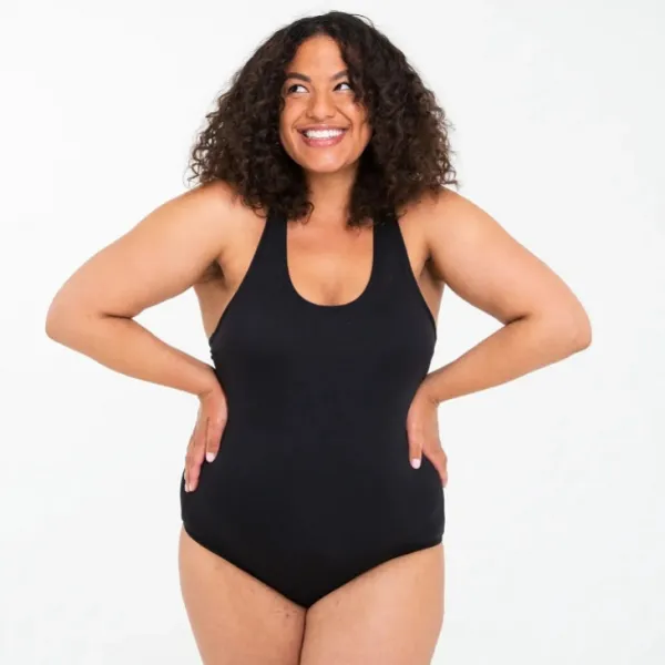 Wuka period swimsuit light/medium flow black s - uk32